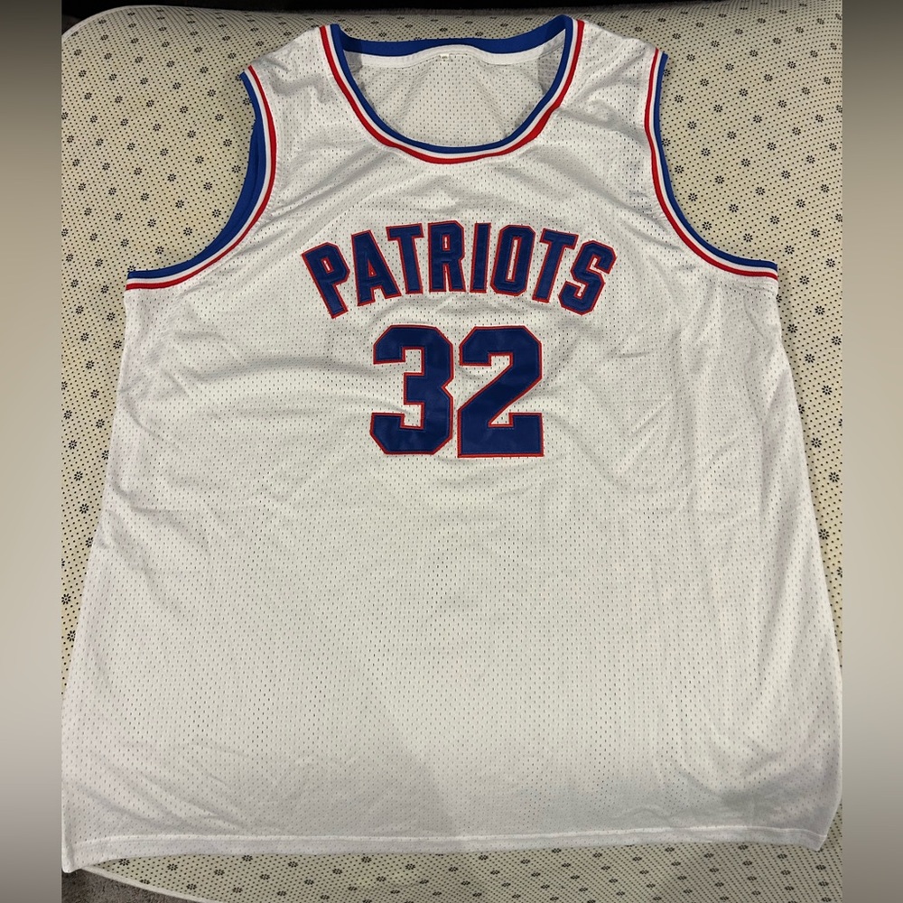 NFL Patriots White and Blue Jersey- Treveyon Henderson